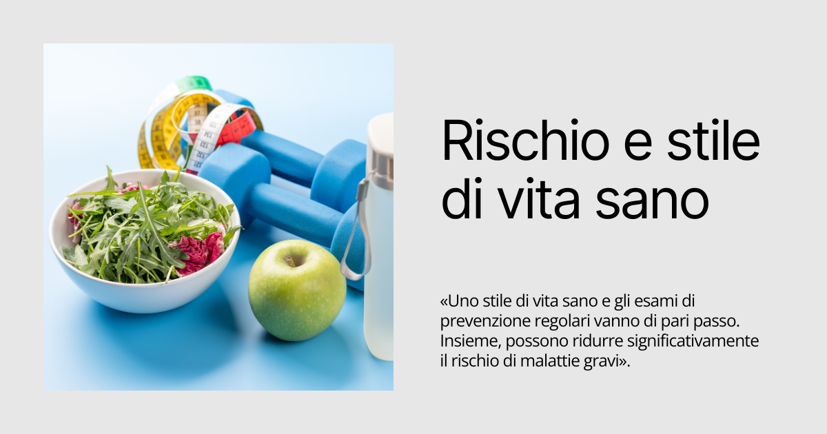 Uno stile di vita sano e gli esami di prevenzione regolari vanno di pari passo. Insieme, possono ridurre significativamente il rischio di malattie gravi.