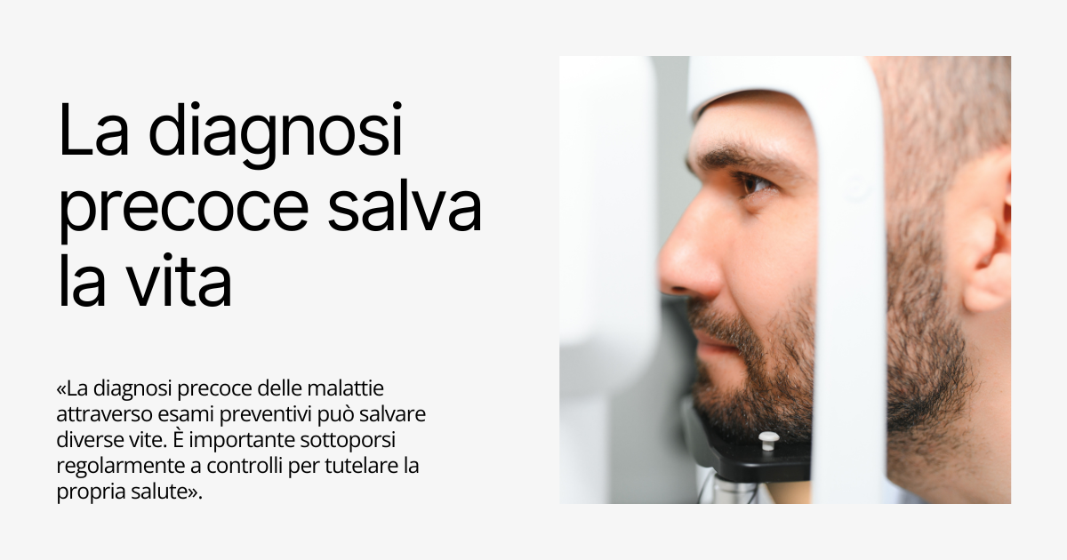 La diagnosi precoce delle malattie attraverso esami preventivi può salvare diverse vite. È importante sottoporsi regolarmente a controlli per tutelare la propria salute.